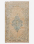 Vintage Turkish Hand-Knotted Wool Rug No. 554, 4'8in x 8'5in