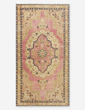 Vintage Turkish Hand-Knotted Wool Rug No. 557, 4'5in x 8'9in