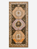 Vintage Turkish Hand-Knotted Wool Runner Rug No. 297, 4'9in x 12'3in