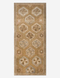 Vintage Turkish Hand-Knotted Wool Runner Rug No. 300, 5'10in x 12'8in