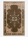 Vintage Turkish Hand-Knotted Wool Rug No. 561, 4'8in x 7'5in
