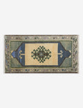 Vintage Turkish Hand-Knotted Wool Mini Rug No. 316, 1'6in x 3'2in