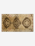 Vintage Turkish Hand-Knotted Wool Mini Rug No. 319, 1'6in x 3'1in