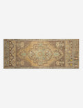 Vintage Turkish Hand-Knotted Wool Mini Rug No. 322, 1'2in x 3'5in