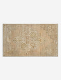 Vintage Turkish Hand-Knotted Wool Mini Rug No. 324, 1'4in x 2'4in