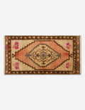 Vintage Turkish Hand-Knotted Wool Mini Rug No. 325, 1'5in x 2'6in
