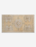 Vintage Turkish Hand-Knotted Wool Mini Rug No. 326, 1'5in x 3'2in