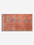 Vintage Turkish Hand-Knotted Wool Mini Rug No. 331, 1'7in x 3'6in