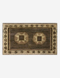 Vintage Turkish Hand-Knotted Wool Mini Rug No. 334, 1'5in x 2'6in