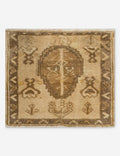 Vintage Turkish Hand-Knotted Wool Mini Rug No. 339, 1'7in x 1'9in