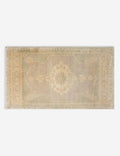 Vintage Turkish Hand-Knotted Wool Mini Rug No. 340, 1'6in x 3'2in