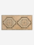 Vintage Turkish Hand-Knotted Wool Mini Rug No. 343, 1'5in x 3'1in