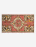 Vintage Turkish Hand-Knotted Wool Mini Rug No. 350, 1'6in x 3'