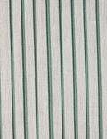 Almo Linen Fabric Swatch by Annie Coop, Green and White
