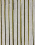 Almo Linen Fabric Swatch by Annie Coop, Olive and White