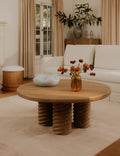 Treccia Round Coffee Table by Gillian Segal for Moe's