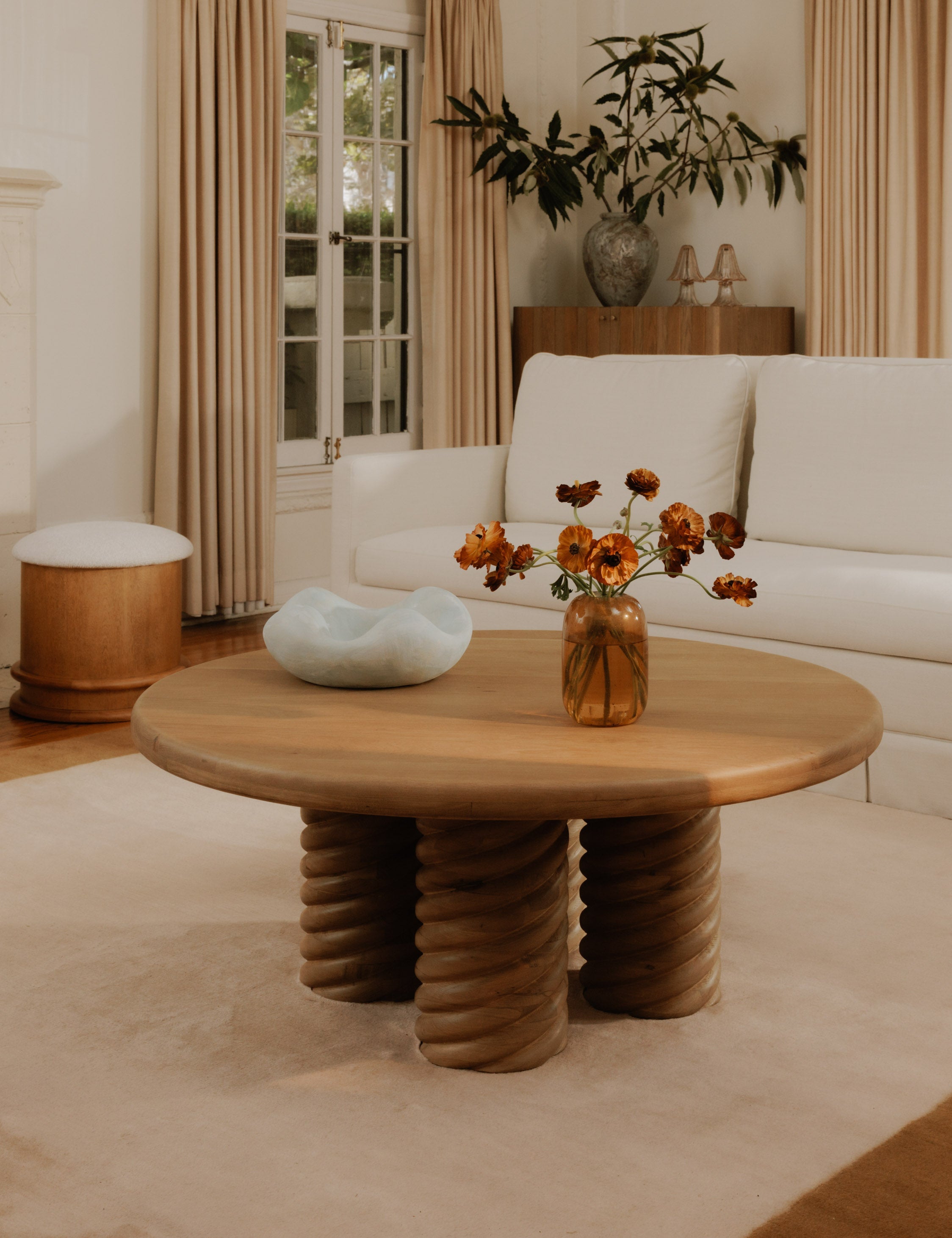 Treccia Round Coffee Table by Gillian Segal for Moe's