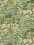 Lorelle Wallpaper Swatch, Green