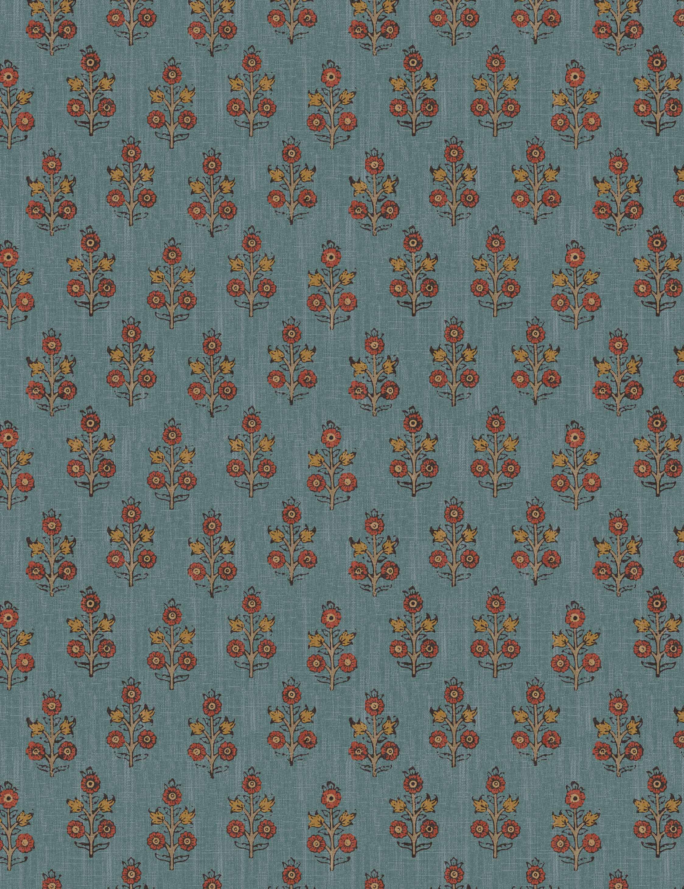 Dorset Wallpaper Swatch, Denim
