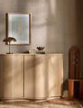 Carnegie Stripe Grasscloth Wallpaper