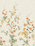 Fleurine Wallpaper Mural Swatch, Ivory