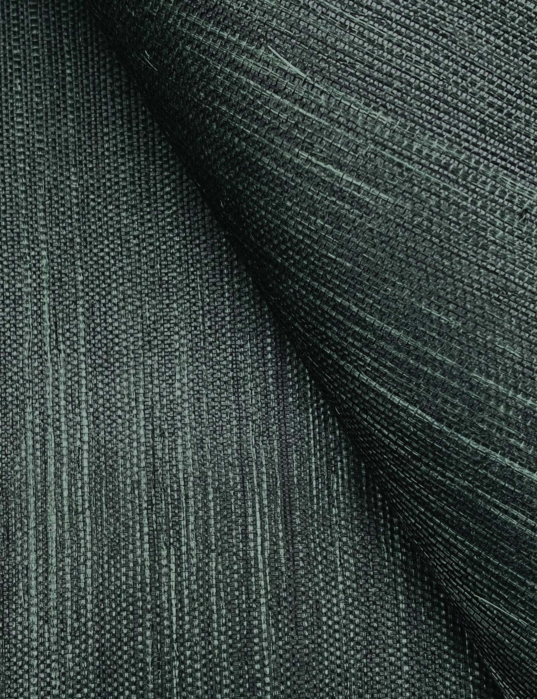 Beale Grasscloth Wallpaper Swatch, Hunter