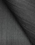 Beale Grasscloth Wallpaper Swatch, Gunmetal