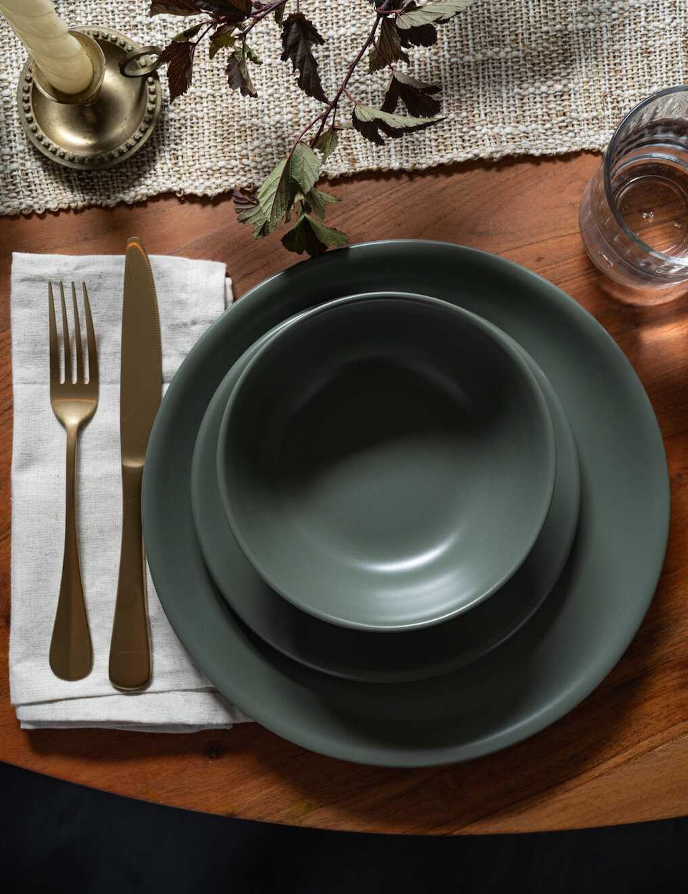 Heritage Stoneware Dinnerware by Hamkke