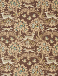Henriot Linen Fabric Swatch, Sable