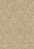 Hoffmann Faux Sisal Textured Peel and Stick Wallpaper by Jeremiah Brent, Cream - Swatch
