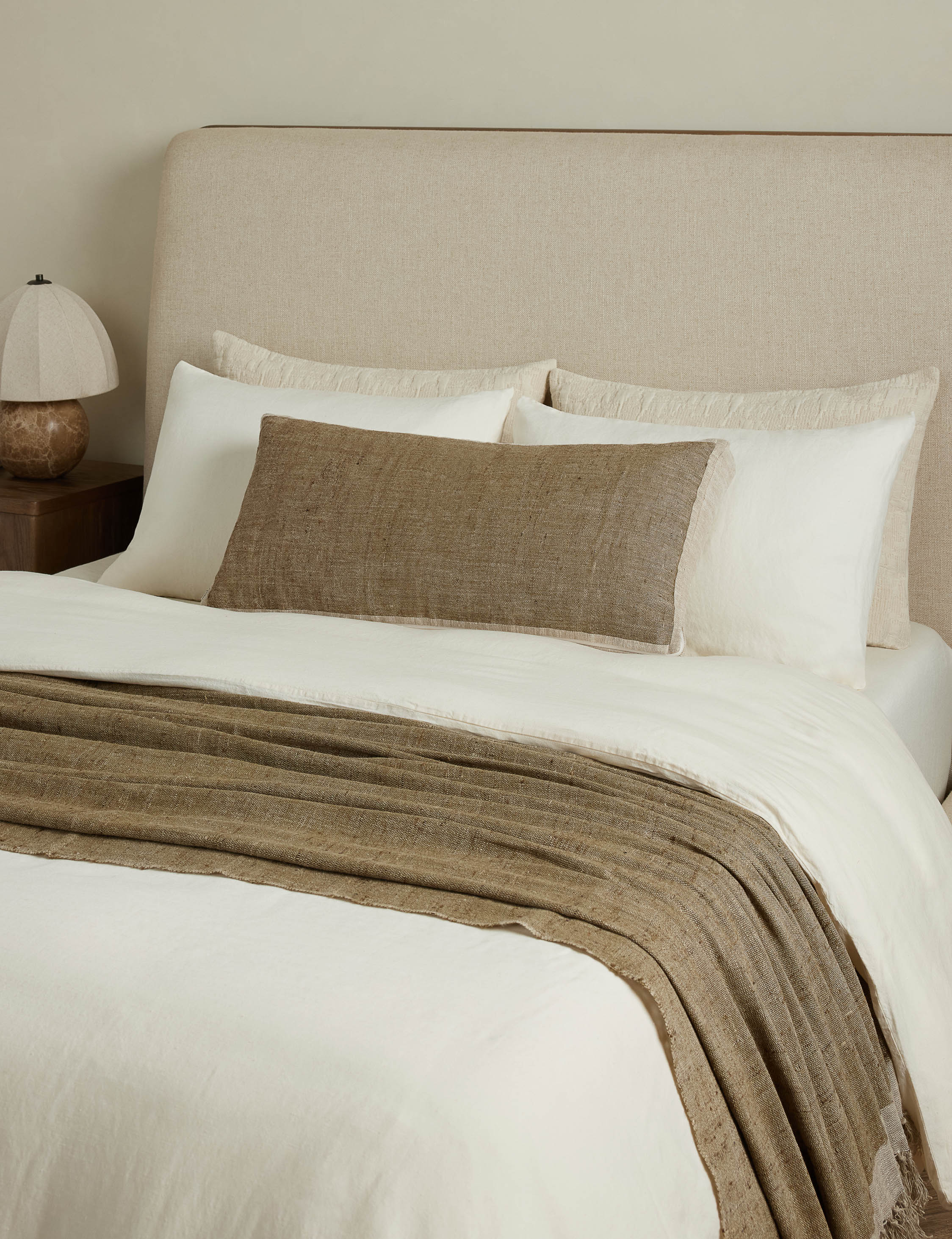 Yuka European Flax Linen® Bamboo Duvet Cover by DISC Interiors