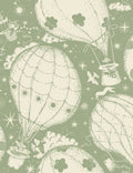 Ballongerna Wallpaper Swatch, Green