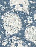 Ballongerna Wallpaper Swatch, Dark Blue