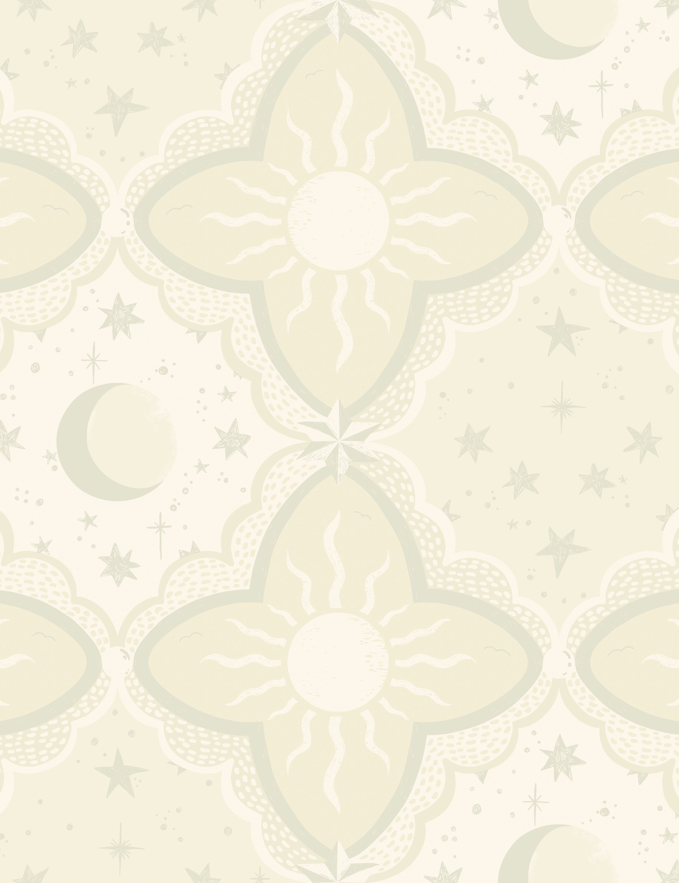Sol & Mane Wallpaper Swatch, Beige