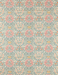 Daisy & Oak Fabric by Morris & Co, Madder and Teal
