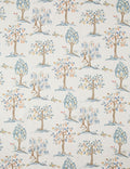 Margita Cotton Fabric Swatch, Aqua