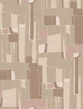 Moze Wallpaper Swatch Mural, Blush