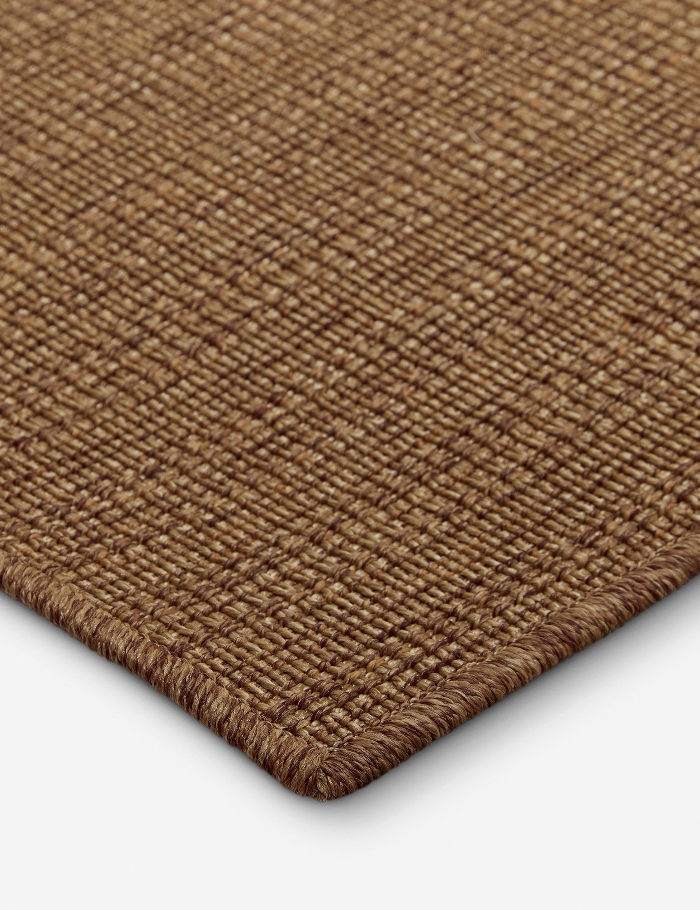 Custom Nica Indoor / Outdoor Rug, Burnt Umber Swatch 5.5in x 6in