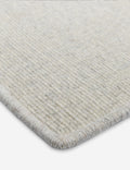 Custom Polina Flatweave Wool Rug, Cloud Swatch 5.5in x 6in