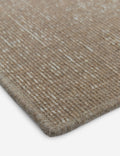Custom Polina Flatweave Wool Rug, Weathered Oak Swatch 5.5in x 6in