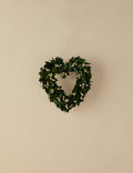 Preserved Green Garden Heart Wreath