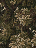 Ridge Edge Cotton-Blend Fabric Swatch by Scalamandré, Moss