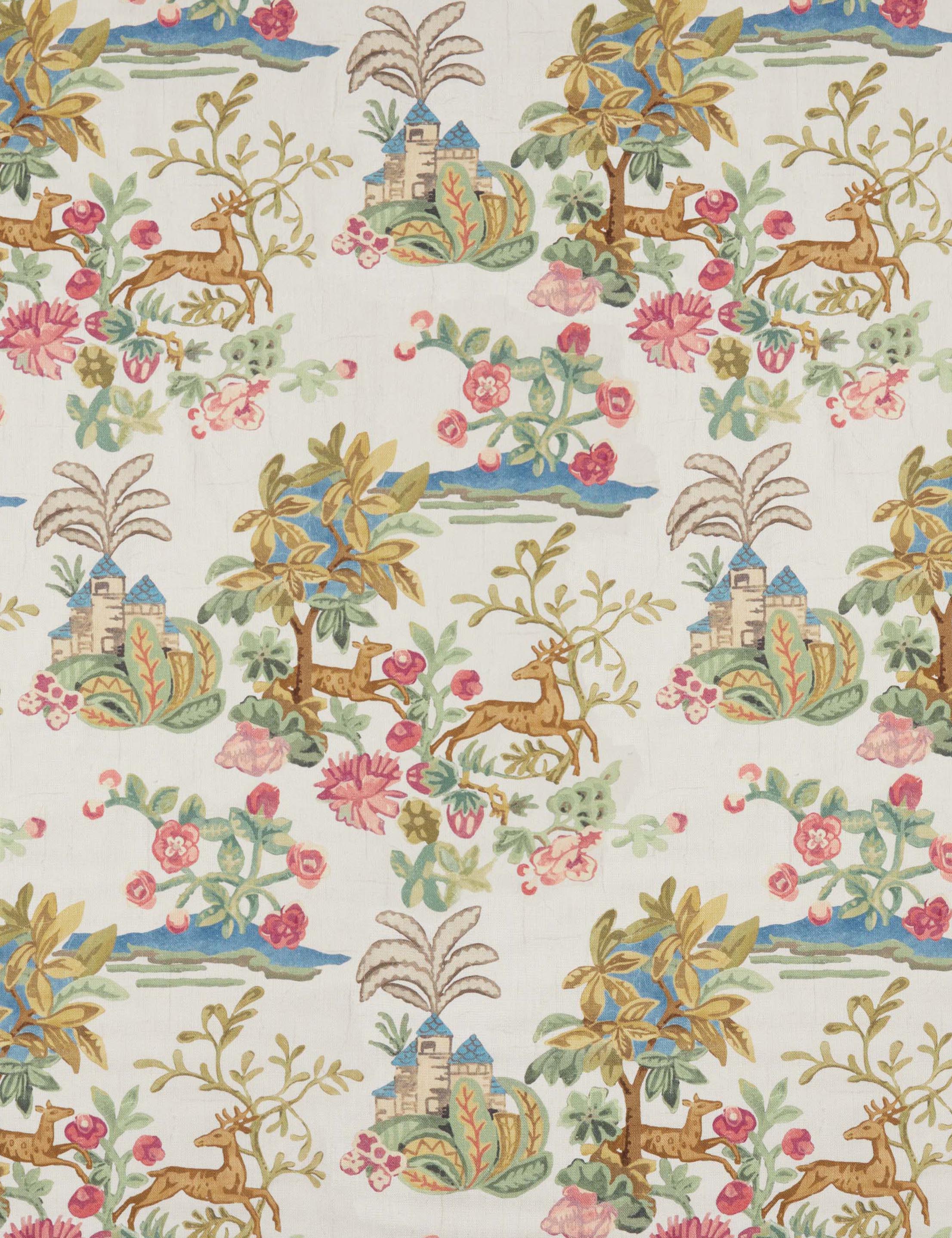 Roland Viscose Fabric Swatch, Jewel