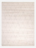 Ferra Hand-Knotted Wool-Blend Moroccan Style Shag Rug