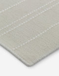 Custom Vellani Flatweave Rug, Ivory Swatch 5.5in x 6in