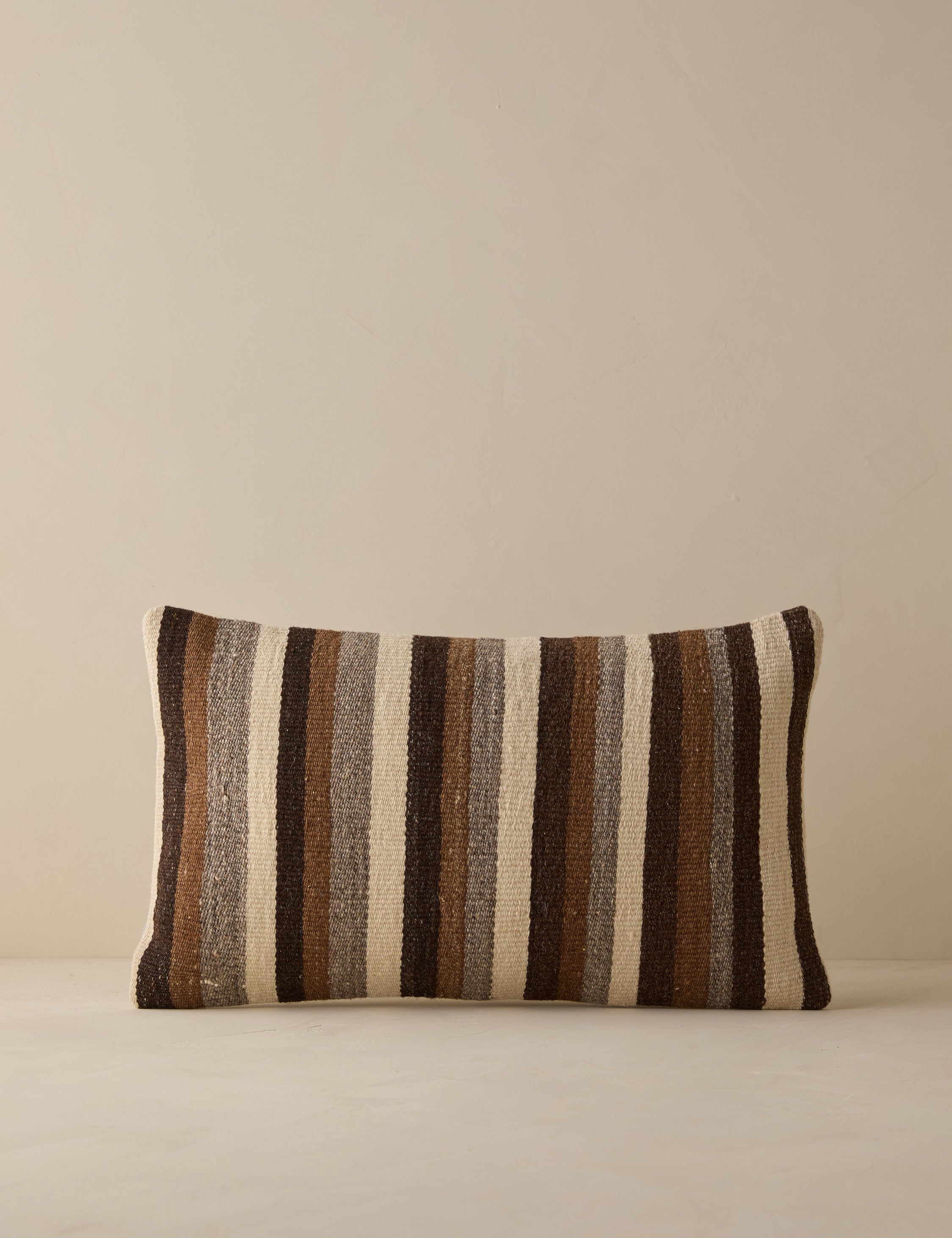 Vintage Lumbar Pillow No. 260, 12in x 20in