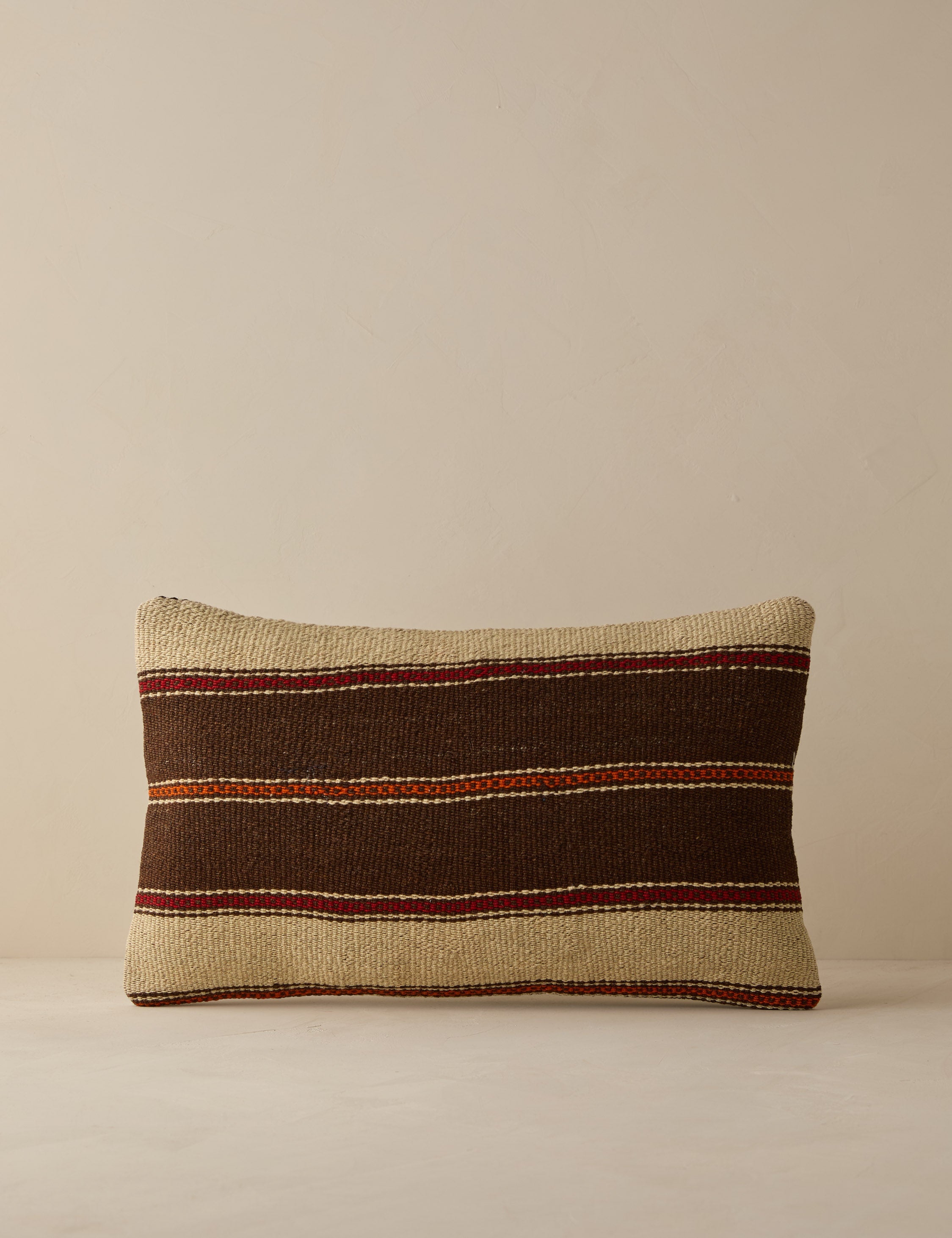 Vintage Lumbar Pillow No. 262, 12in x 20in