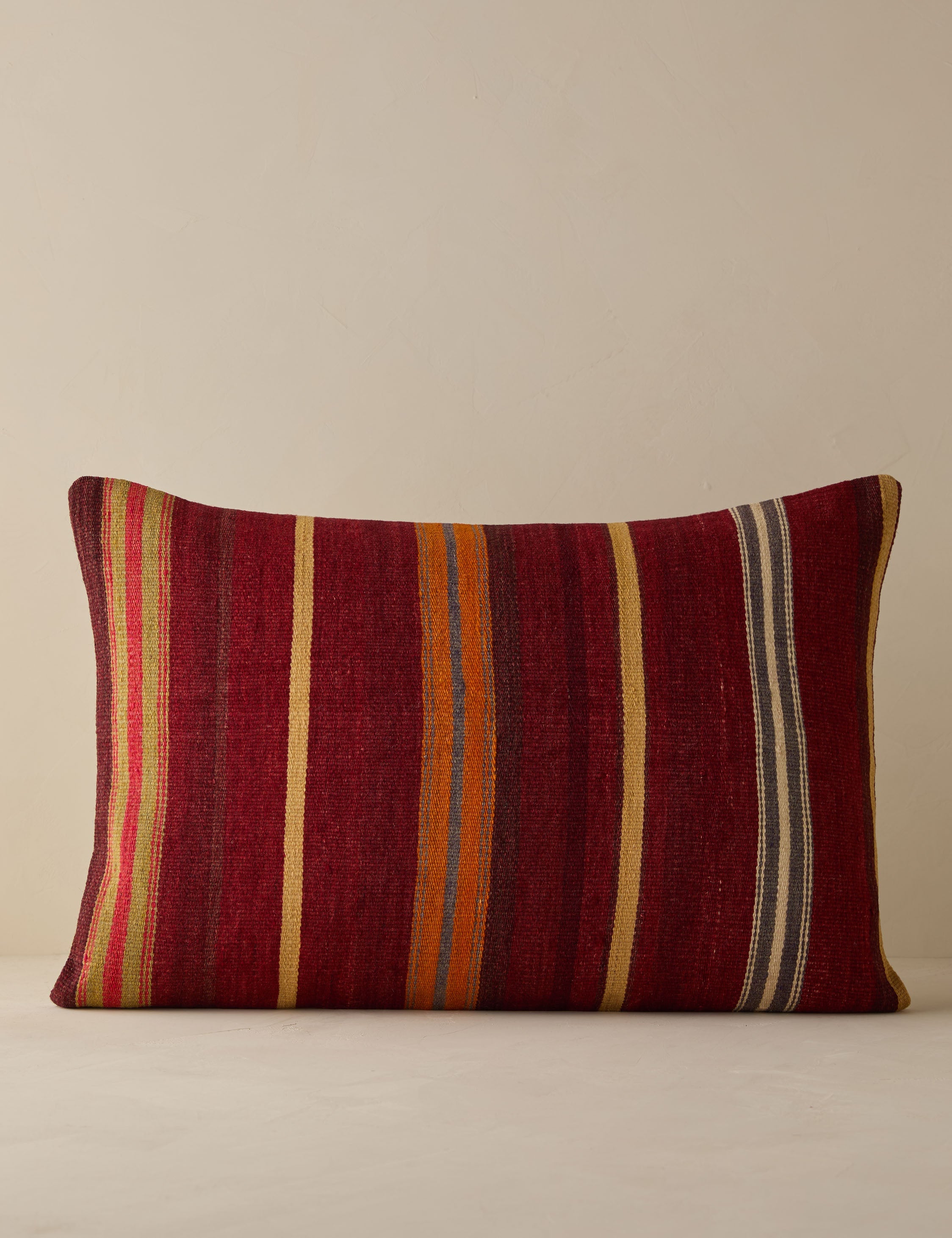 Vintage Lumbar Pillow No. 295, 16in x 24in