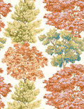 Central Park Wallpaper by Scalamandre Swatch, Autumn