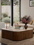 Kamina Round Coffee Table by Amber Lewis x Four Hands